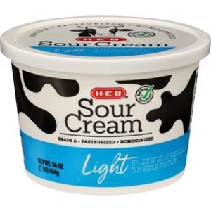 HEB Light Sour Cream