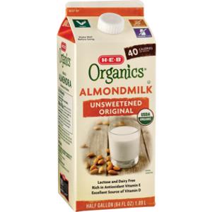 HEB Organics Unsweetened Original Almond Milk
