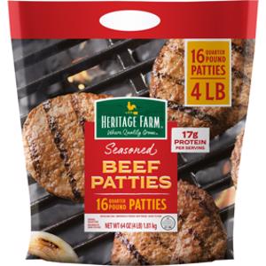 Heritage Farm Seasoned Beef Patties