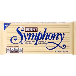 Hershey's Creamy Milk Chocolate w/ Almonds & Toffee Symphony