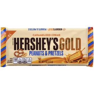 Hershey's Gold Peanuts & Pretzels Carmelized Creme Bar