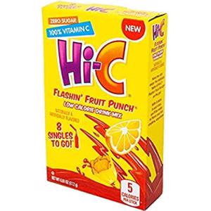 Hi-C Zero Sugar Flashin' Fruit Punch Drink Mix