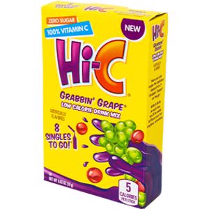 Hi-C Zero Sugar Grabbin' Grape Drink Mix