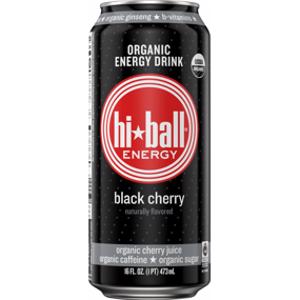 HiBall Black Cherry Organic Energy Drink