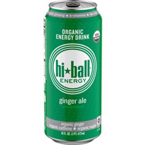 HiBall Ginger Ale Organic Energy Drink