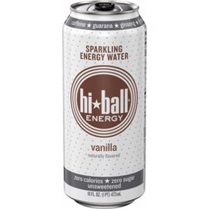 HiBall Vanilla Sparkling Energy Water