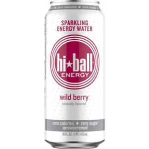 HiBall Wild Berry Sparkling Energy Water