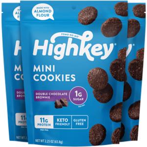 Highkey Double Chocolate Brownie Mini Cookies