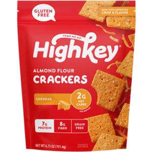 Highkey Cheddar Almond Flour Crackers