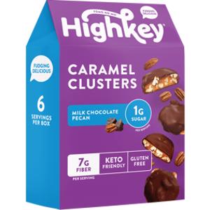 Highkey Milk Chocolate Pecan Caramel Clusters