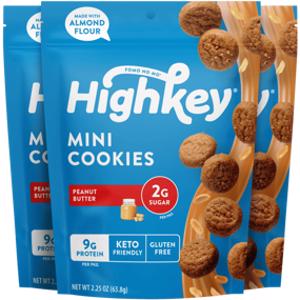 Highkey Peanut Butter Mini Cookies