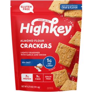 Highkey Sea Salt Almond Flour Crackers
