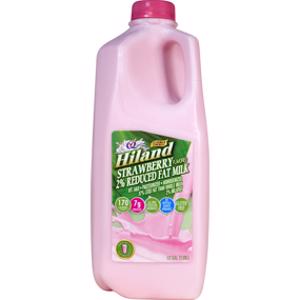 Hiland Reduced Fat Strawberry Milk