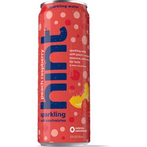 Hint Peach Raspberry Sparkling Water With Electrolytes