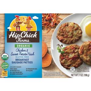 Hip Chick Farms Organic Chicken & Sweet Potato Sausage Patties