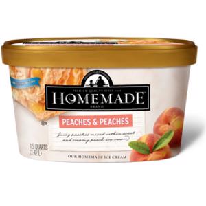 Homemade Brand Peaches & Peaches Ice Cream