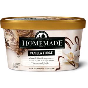 Homemade Brand Vanilla Fudge Ice Cream