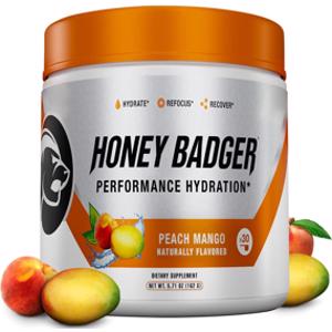 Honey Badger Electrolytes Peach Mango