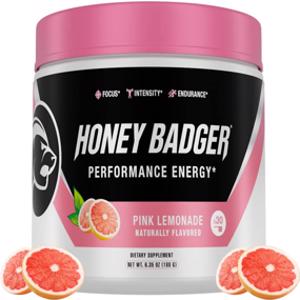 Honey Badger Pre-Workout Pink Lemonade