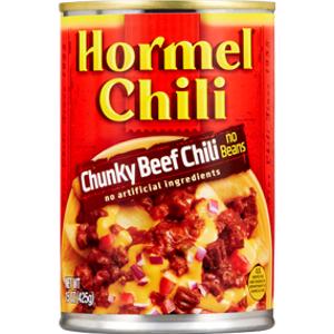 Hormel Chili Chunky Beef No Beans