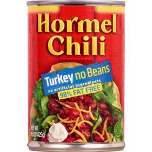 Hormel Chili Turkey No Beans