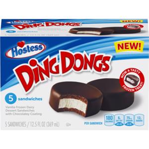 Hostess Ding Dongs Frozen Dairy Dessert Sandwiches