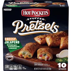 Hot Pockets Cheesy Jalapeno Stuffed Pretzels