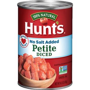 Hunt's No Salt Added Petite Diced Tomatoes