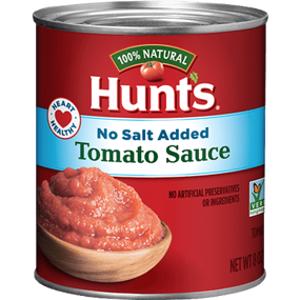 Hunt's No Salt Added Tomato Sauce