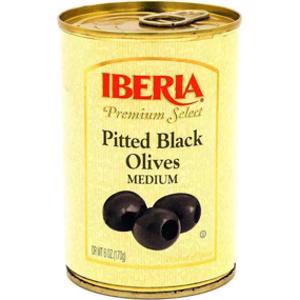 Iberia Pitted Black Medium Olives