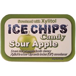 Ice Chips Sour Apple Candy