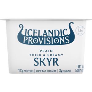 Icelandic Provisions Plain Skyr Low Fat Yogurt