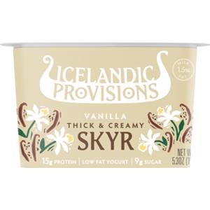 Icelandic Provisions Vanilla Skyr Low Fat Yogurt