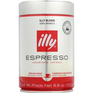 Illy Espresso Medium Roast Ground Coffee