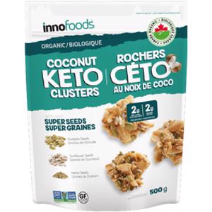InnoFoods Coconut Keto Clusters With Super Seeds
