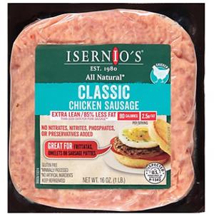 Isernio's Classic Ground Chicken Sausage