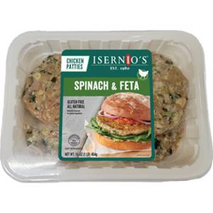 Isernio's Spinach & Feta Chicken Patties