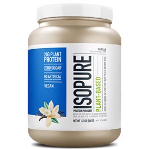 Isopure Vanilla Plant-Based Protein Powder