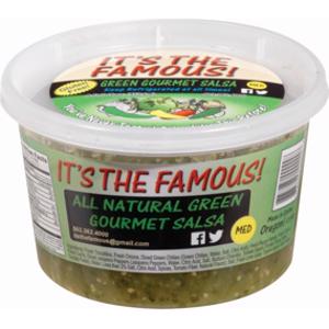 It's The Famous Medium Green Gourmet Salsa