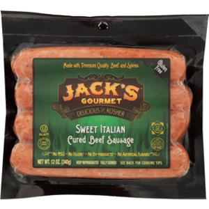 Jack's Gourmet Sweet Italian Cured Beef Sausage