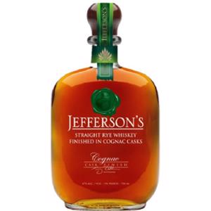 Jefferson's Rye Cognac Cask Finish Whiskey