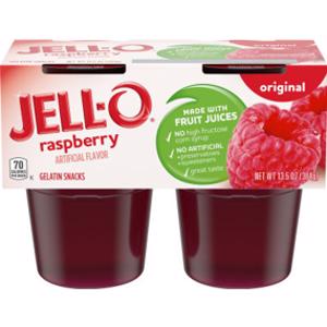 Jell-O Raspberry Gelatin Snacks