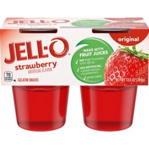 Jell-O Strawberry Gelatin Snacks