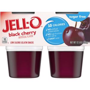 Jell-O Sugar Free Black Cherry Gelatin Snacks