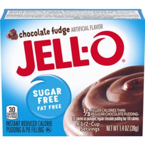 Jell-O Sugar Free Chocolate Fudge Pudding Mix