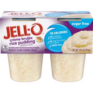 Jell-O Sugar Free Creme Brulee Rice Pudding Snacks