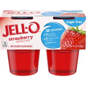 Jell-O Sugar Free Strawberry Gelatin Snacks