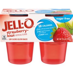 Jell-O Sugar Free Strawberry Kiwi Gelatin Snacks
