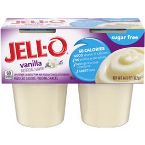 Jell-O Sugar Free Vanilla Pudding Snacks