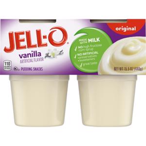 Jell-O Vanilla Pudding Snacks